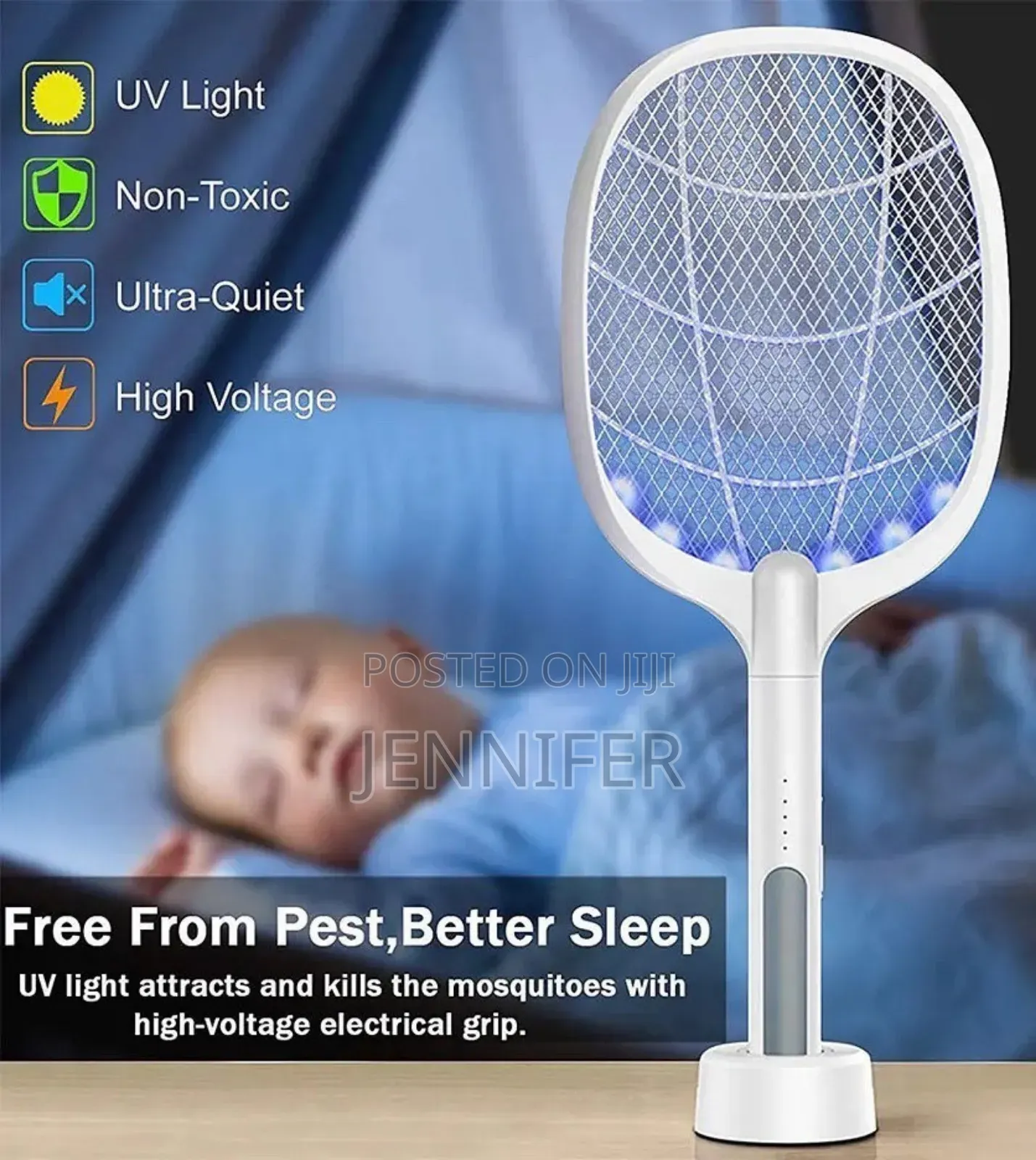 Mosquito Swatted With Stand Holder