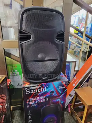 Saachi Rechargeable Speakers 2 Microphones