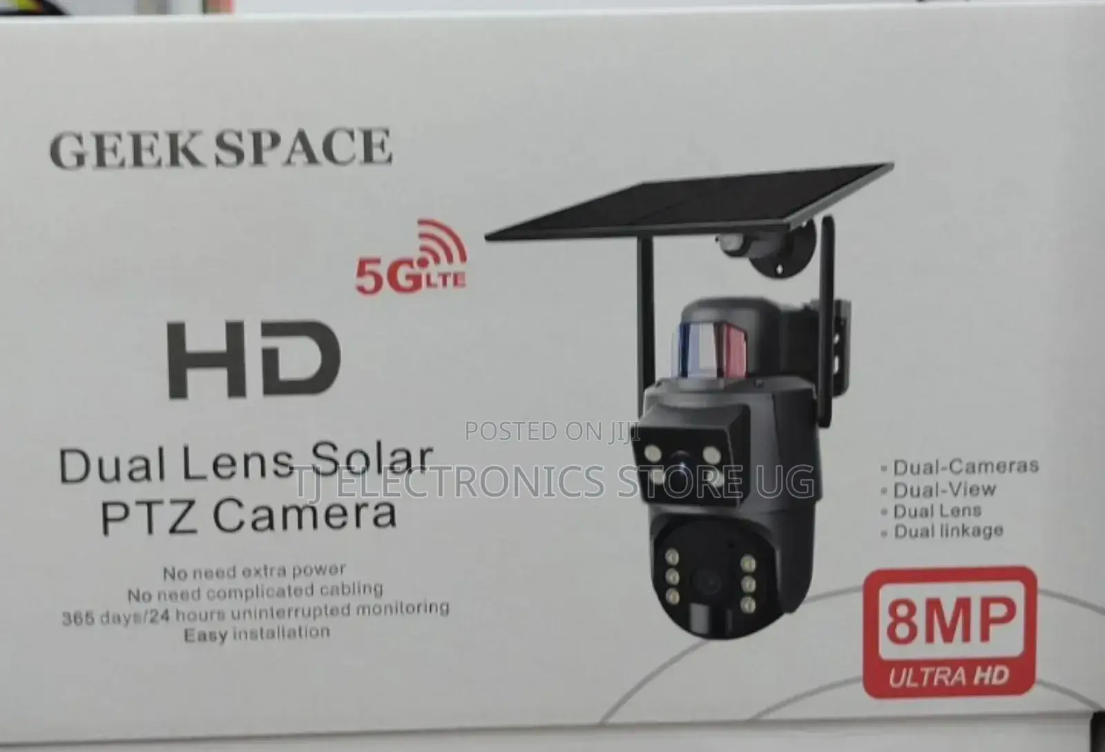 This Is a Solar Camera Two
Two Way Audio 
Uses Simcard