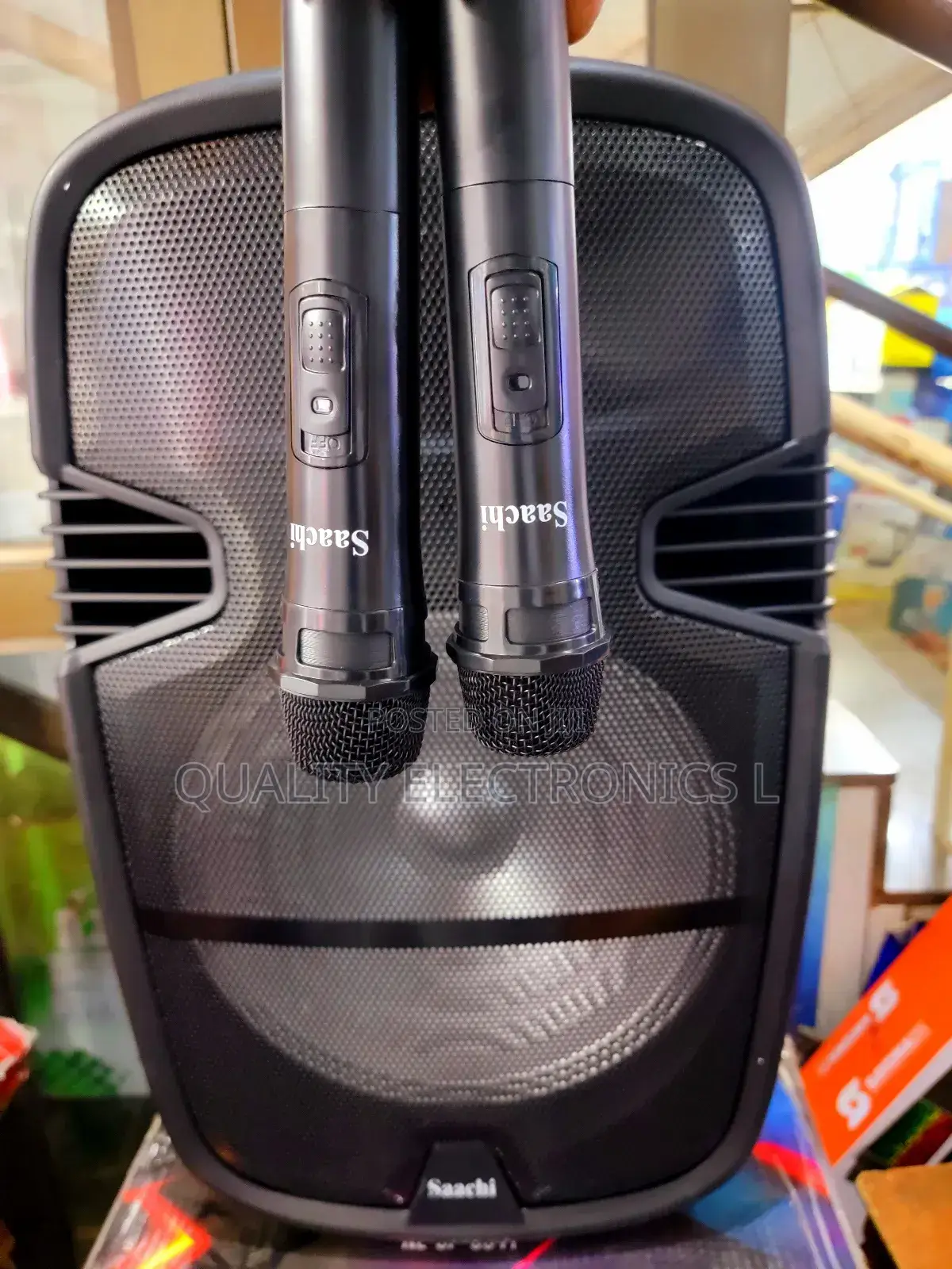 Saachi Nl6341 Rechargeable Trolley Speakers