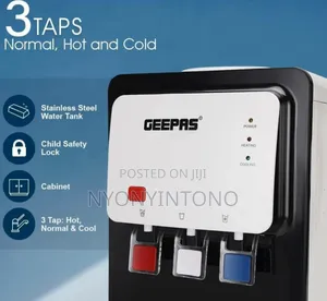 Geepas 3 Tap High-Quality Water Dispenser GWD 17019