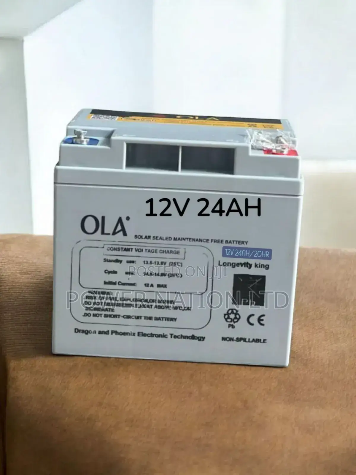 24ah Ola Deep Cycle Battery