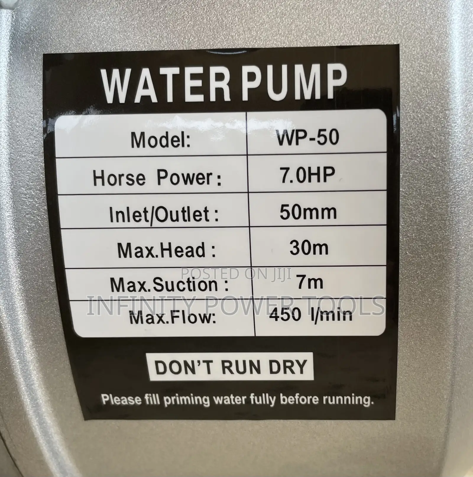 Irrigation Pump 2”, 7hp