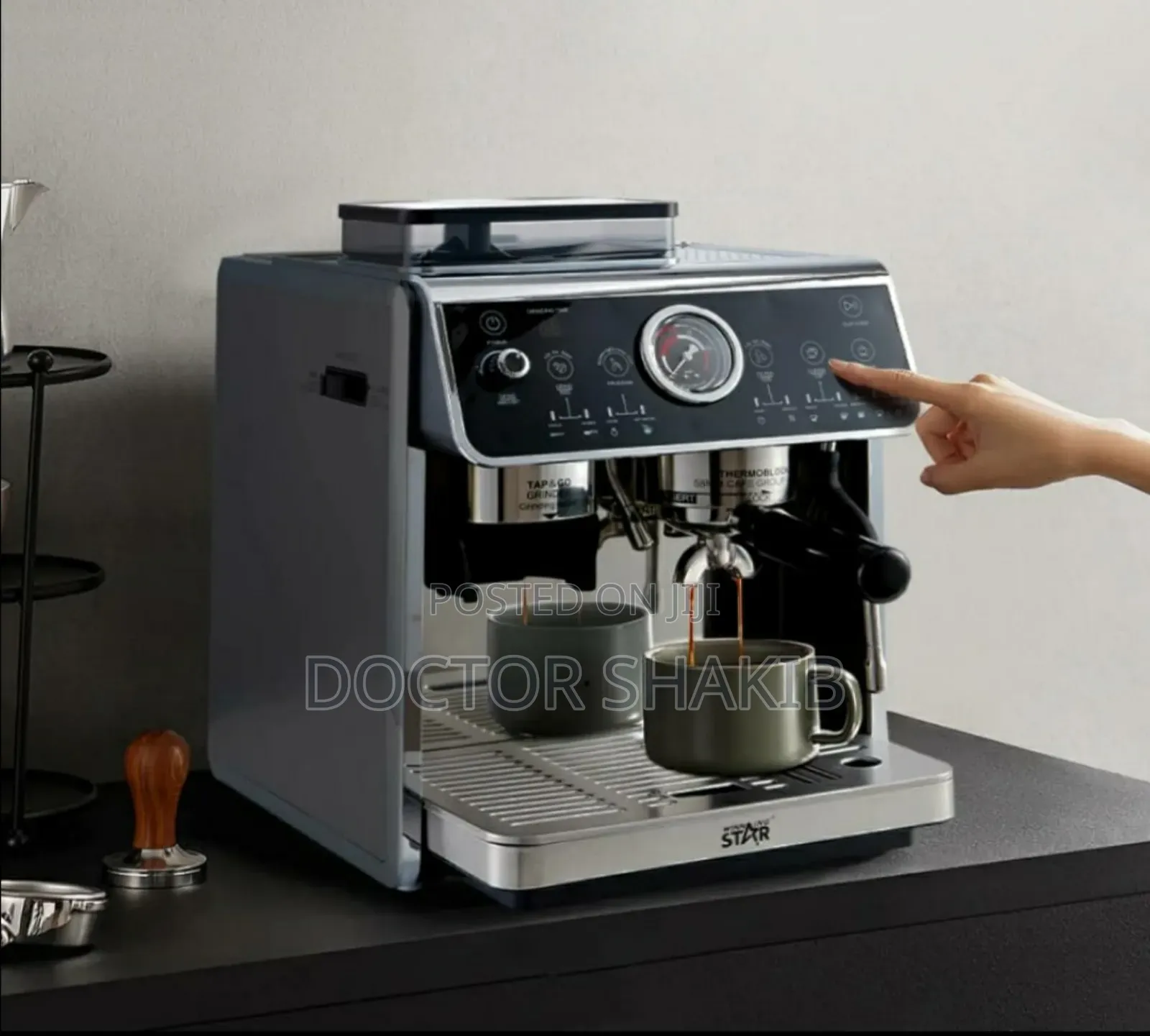 Newwinningstar St-9714 Espresso Coffee Machine With Grinder.