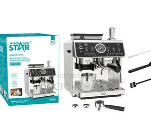 Newwinningstar St-9714 Espresso Coffee Machine With Grinder.