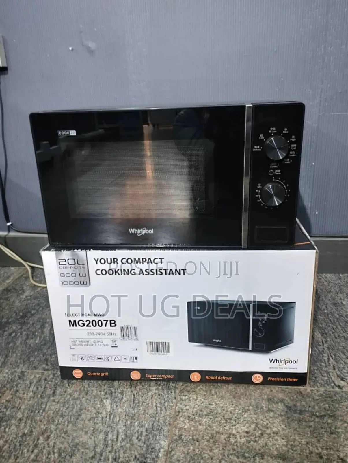 Whirlpool Magic Cook Classic Knob Oven 20l Microwave Oven