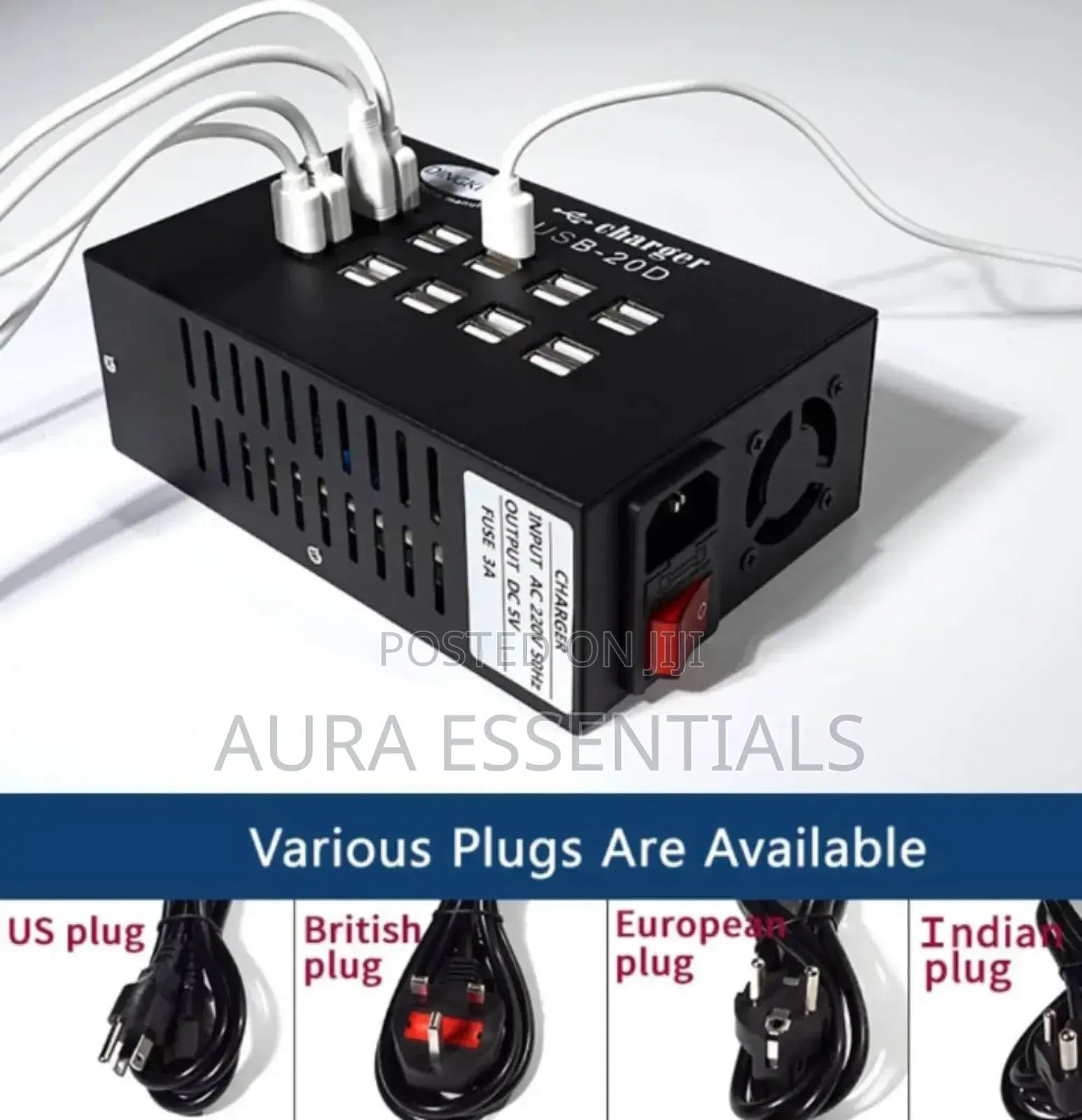 Usb-20d 20-Port Usb Charging Station