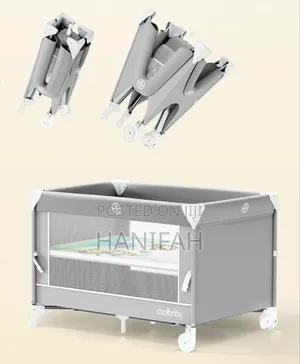 Photo - Foldable Toddler Portable Bed Color Varies