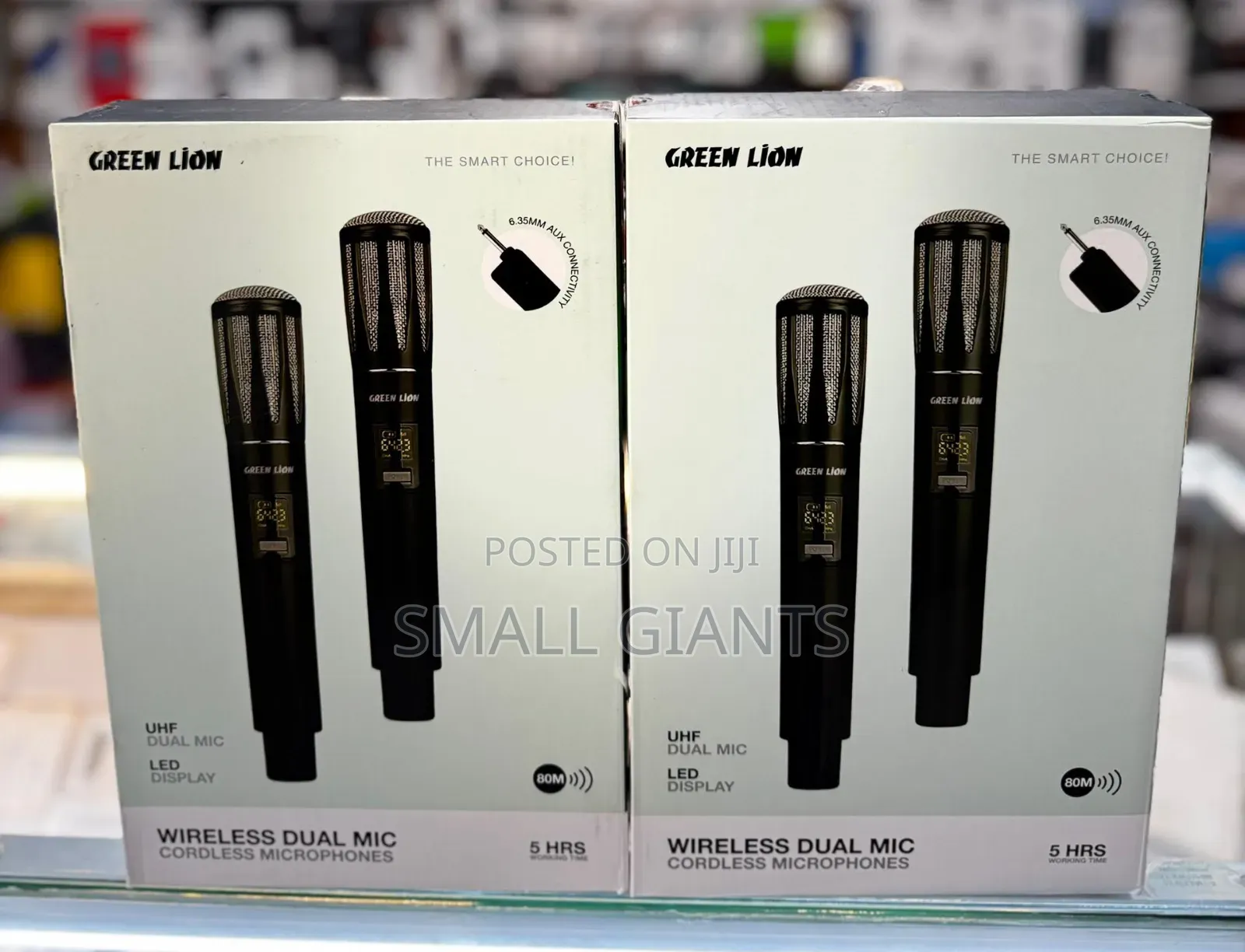 Green Lion Wireless Dual Mic Cordless Microphone