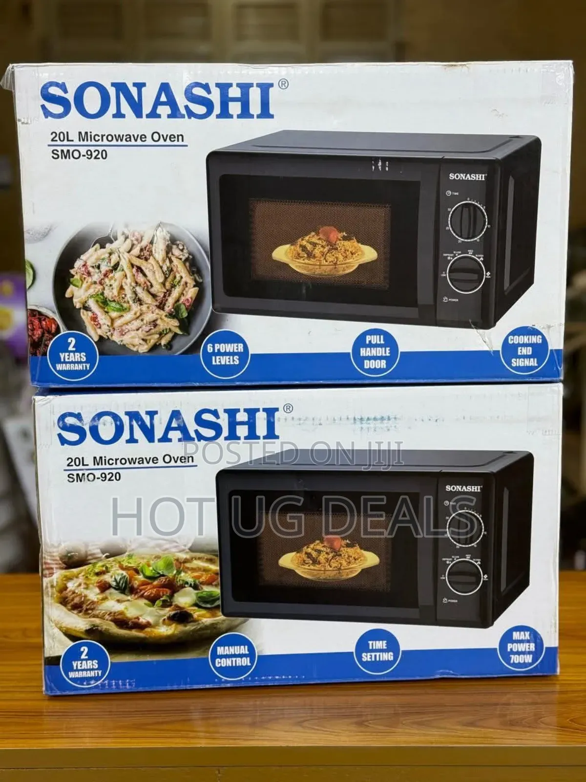 Sonashi Electric Microwave Oven 20l / 20 Liters - Black