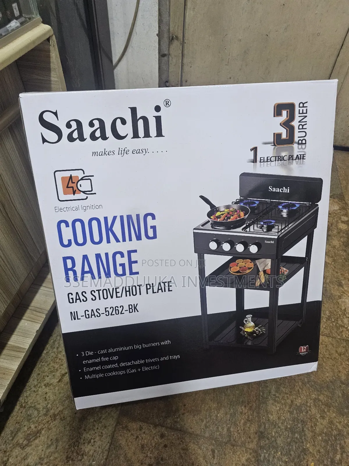 Saach 3+1 Gas Stove / Hot Plate