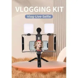 Professional Video Maker With Microphone, 2 Portable 7w Led