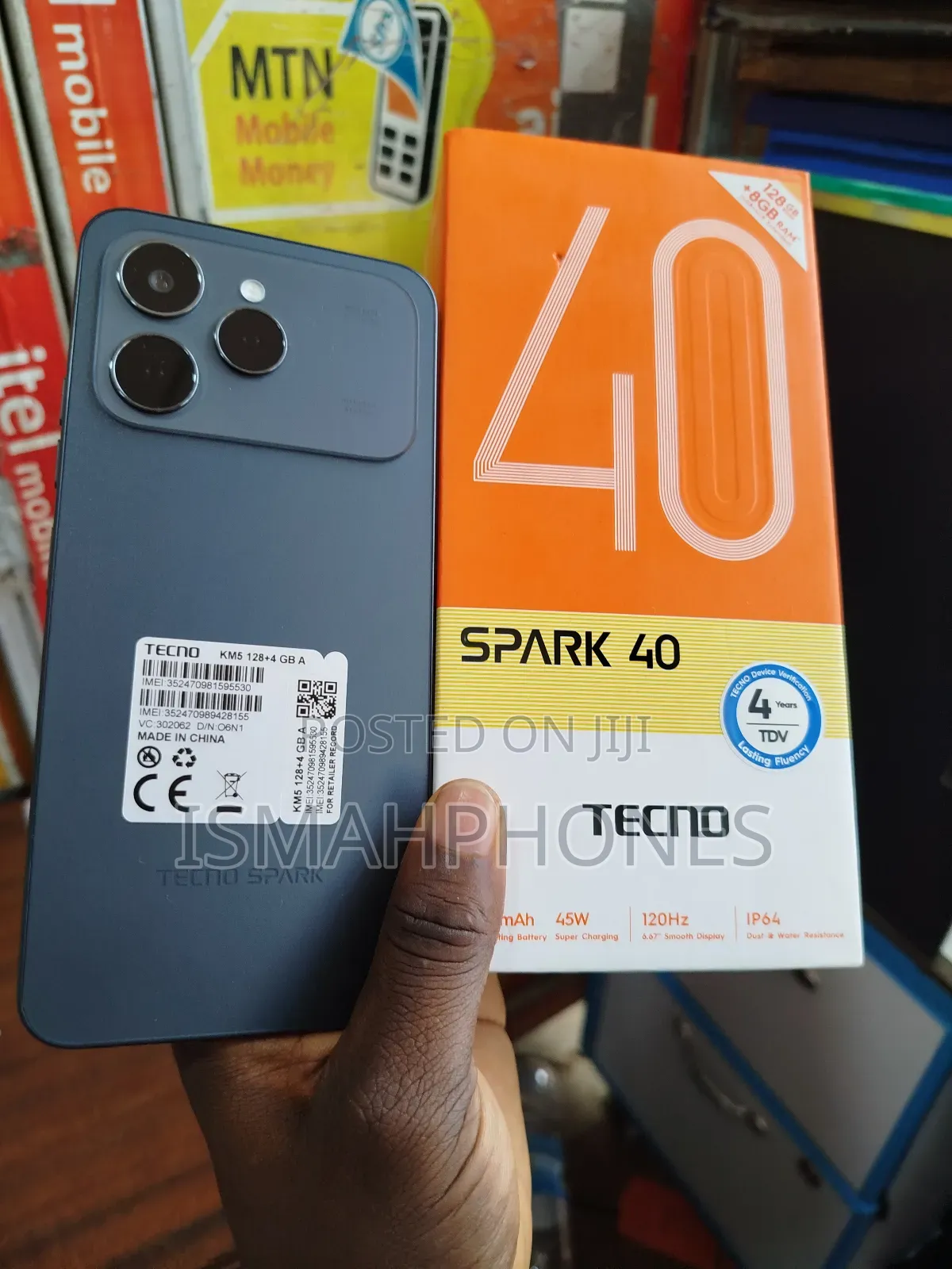 New Tecno Spark 40 128 GB Black