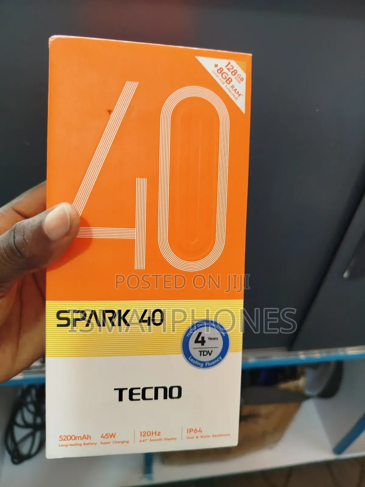 New Tecno Spark 40 128 GB Black