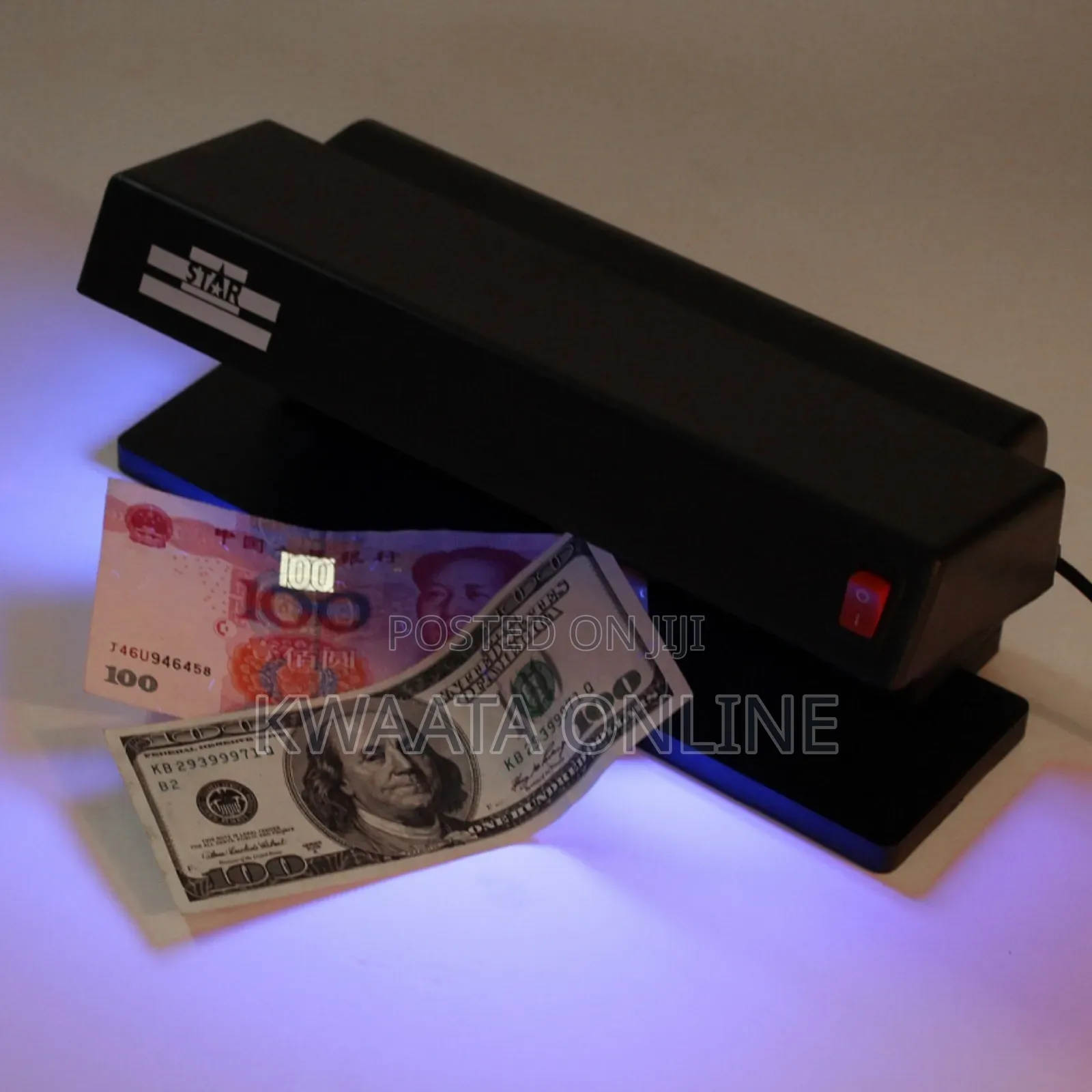Star Counterfeit Money Detector, Black