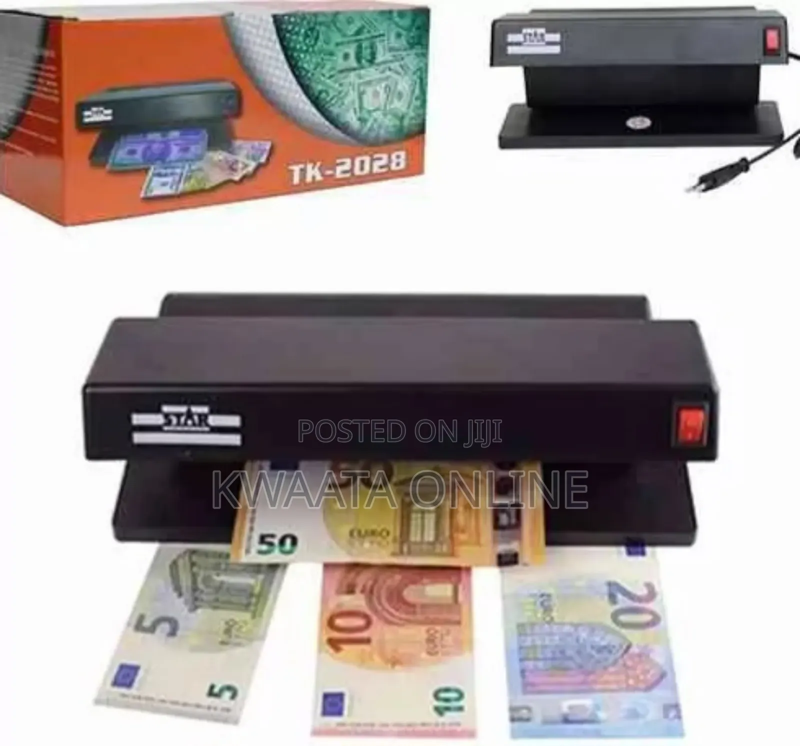 Star Counterfeit Money Detector, Black