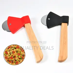 Axe Bamboo Pizza Cutter