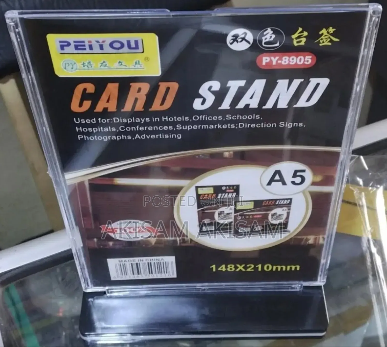 Table Menu A5 Size