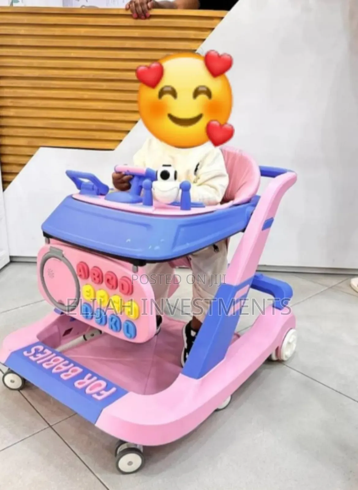 Richkids Baby Walker-Pink