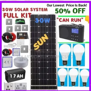 30w Original and Durable Solar System Full Kit Hemk