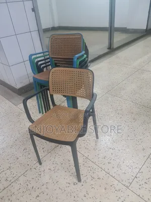 Civilized Plastic Chairs Plastic Chairs Blue Brown Green
