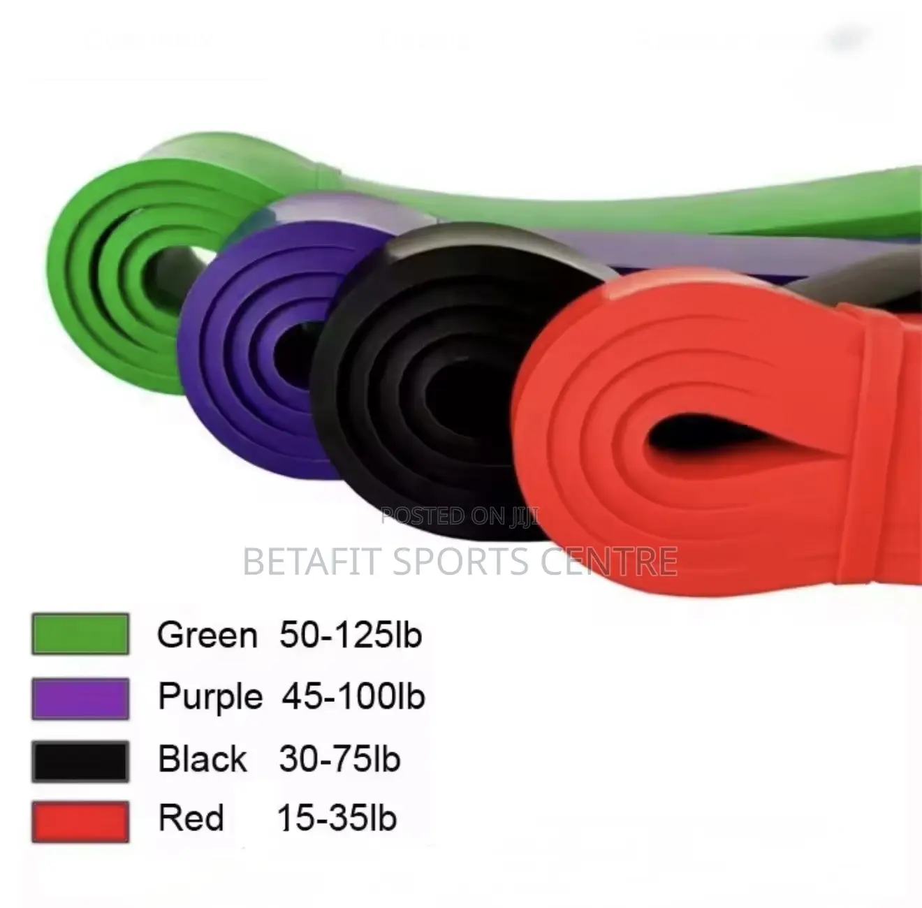 Resistance Bands 4 Pieces Set Heavy Duty