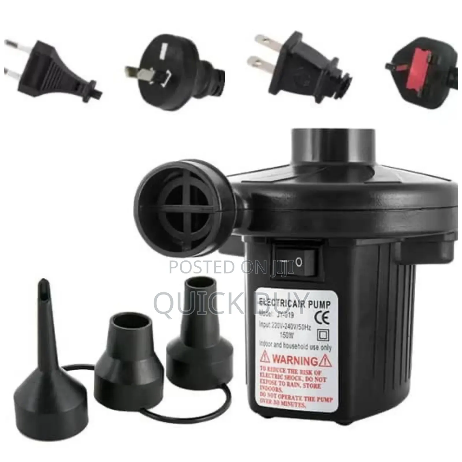 Durable Electric Air Pump For Air Mattress