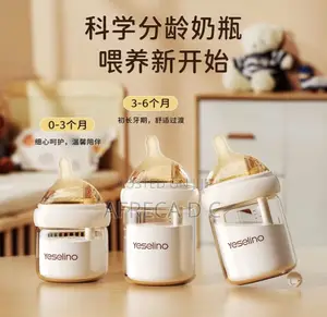 Baby Feeding Glass Bottles Anti Colic Unbreakable Glass