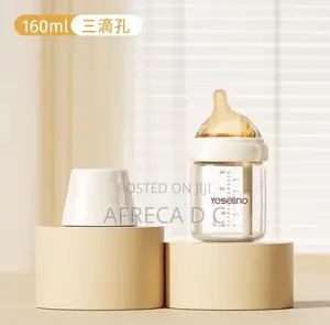 Baby Feeding Glass Bottles Anti Colic Unbreakable Glass