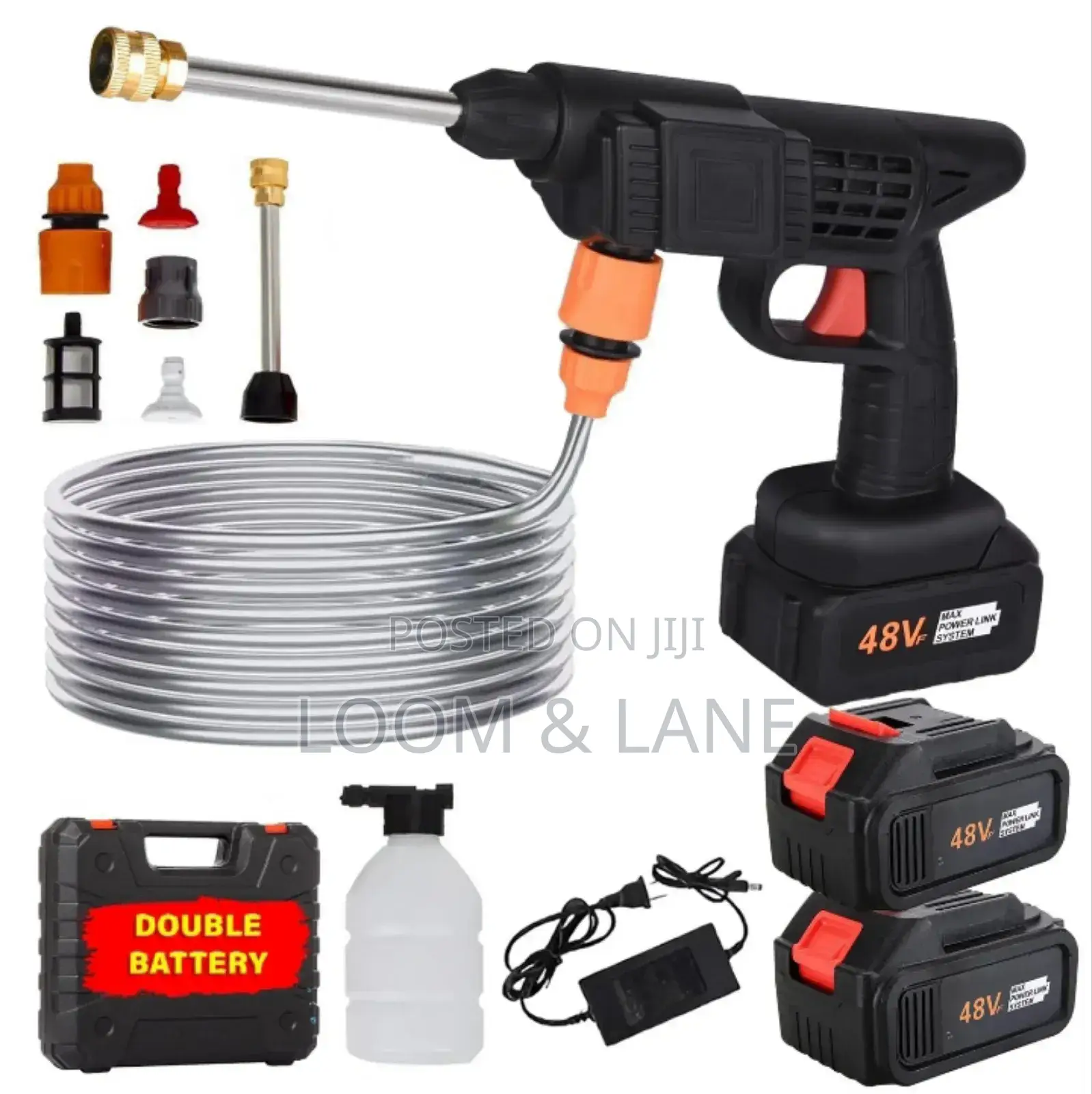 48v High Pressure Water Sprayer 2 Batteries(Car Washing )