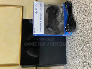 Sony Ps4 Standard Black Controller Uk Fxt Used*