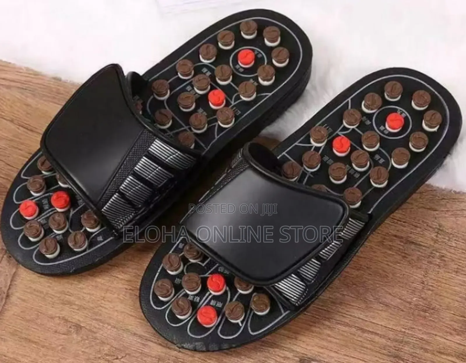 Reflexology Pressure Point Foot Massage Mat Slides Sandals