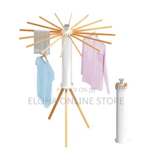 Foldable Wooden Metal Collapsible Clothes Drying Rack