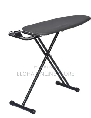 Heat Resistant Fabric Ironing Board With Iron Rest