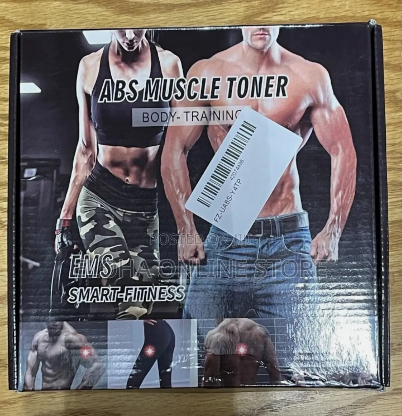 Ems Abs Maker Electric With Biceps and Triceps Sticker