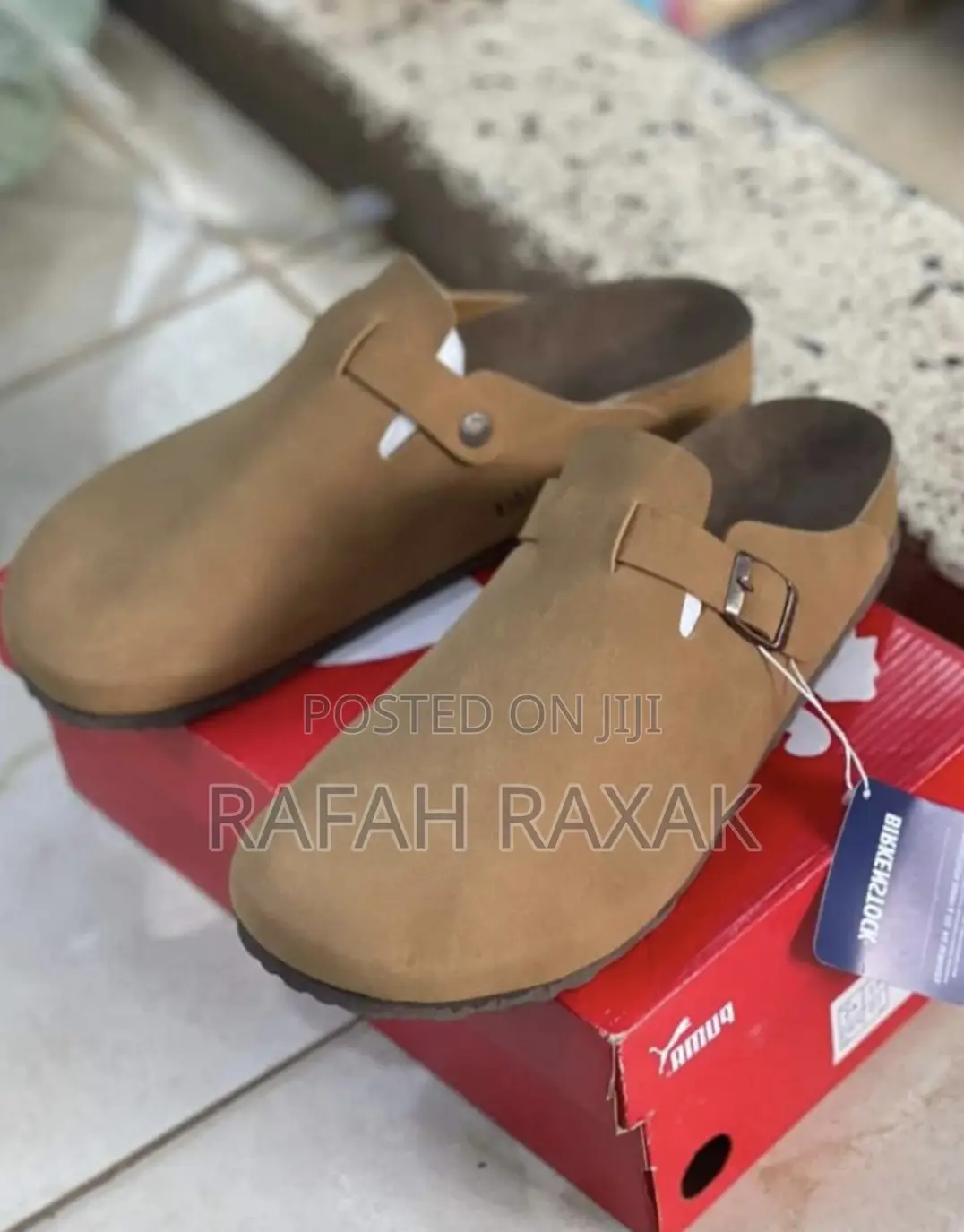 Original Men’S Brown Clog Birkenstocks Boston Sandals