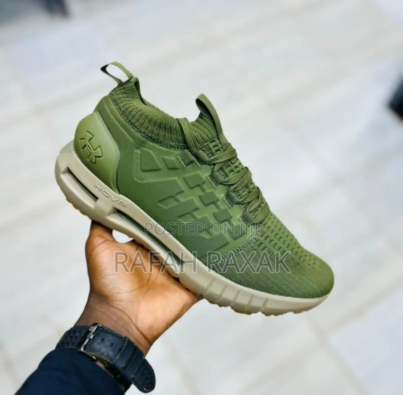 Original Green Under Armour Hovr Phantom 1 Running Sneakers