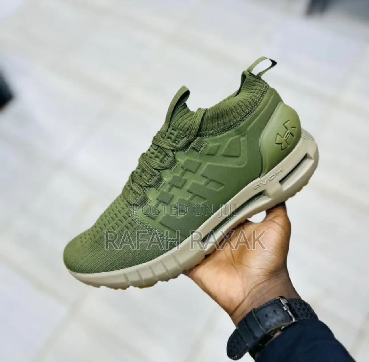 Original Green Under Armour Hovr Phantom 1 Running Sneakers