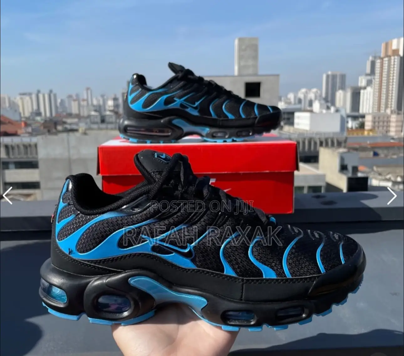 Original Black/Blue Nike Tn Air Max Plus Sneakers