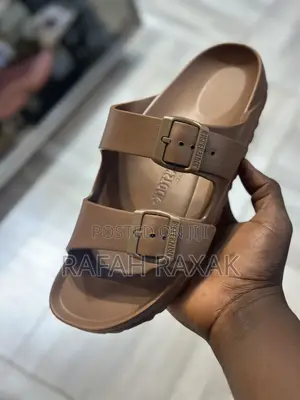 Brown Birkenstocks Arizona Eva Rubber Waterproof Sandals