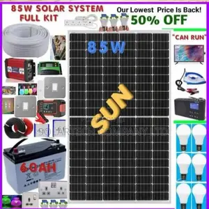 85w Durable Solar Power System Full Kit Zeph