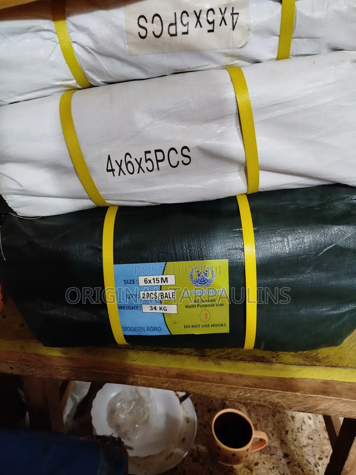 Green Heavy Duty Tarpaulins