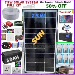 75w Durable Solar Power System Full Kit Zeph