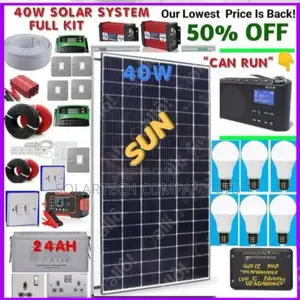 40w Durable Solar Power System Full Kit Zeph