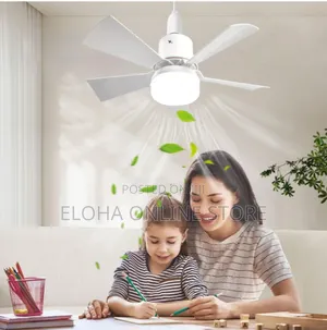 Electric Bulb With Fan and Remote