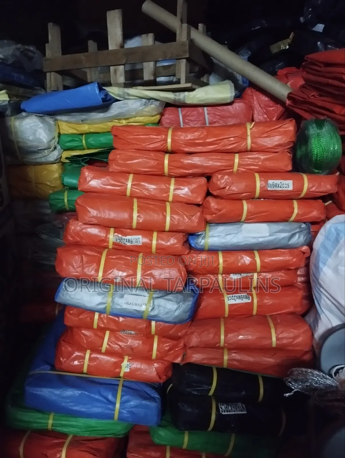 Orange Heavy Duty Tarpaulins