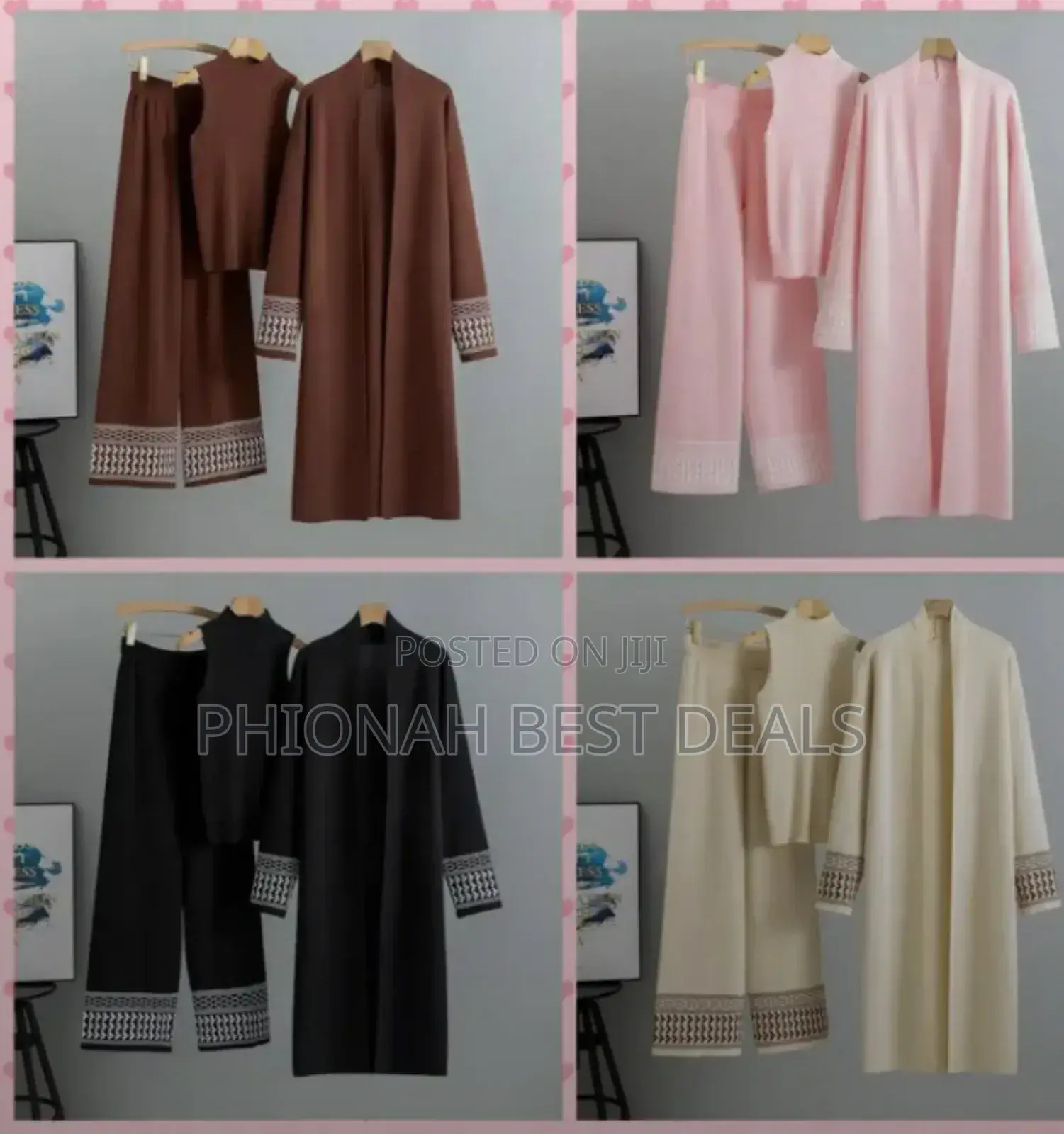 Three Piece Ladies Collection