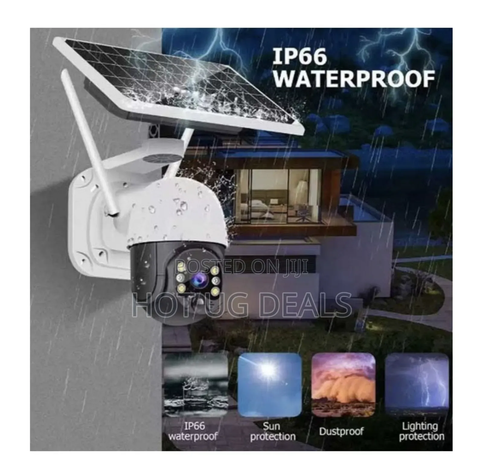 Solar Powered Camera, Outdoor Security Waterproof Camera.