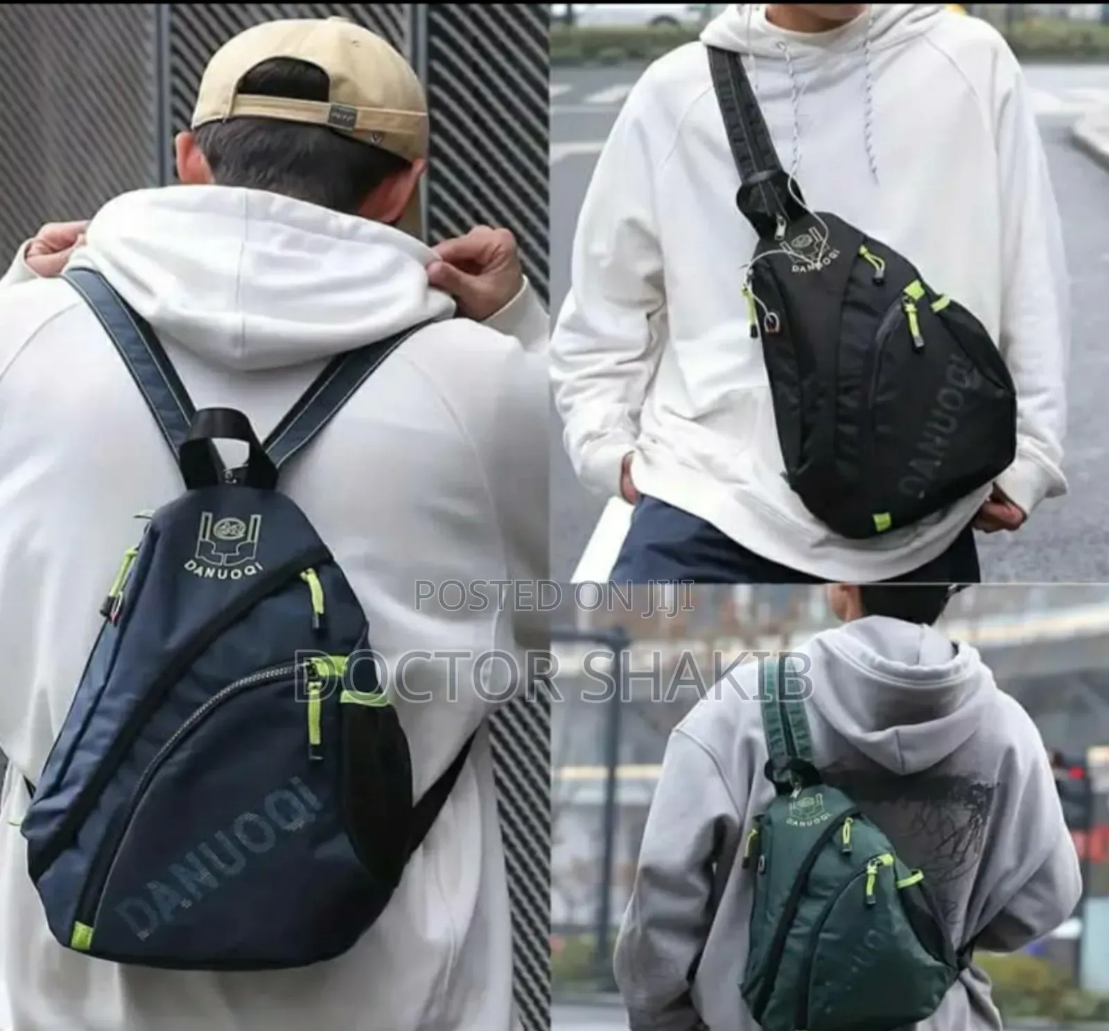 Unique Men's Dual Purpose Chest Bag(Sling Bag)