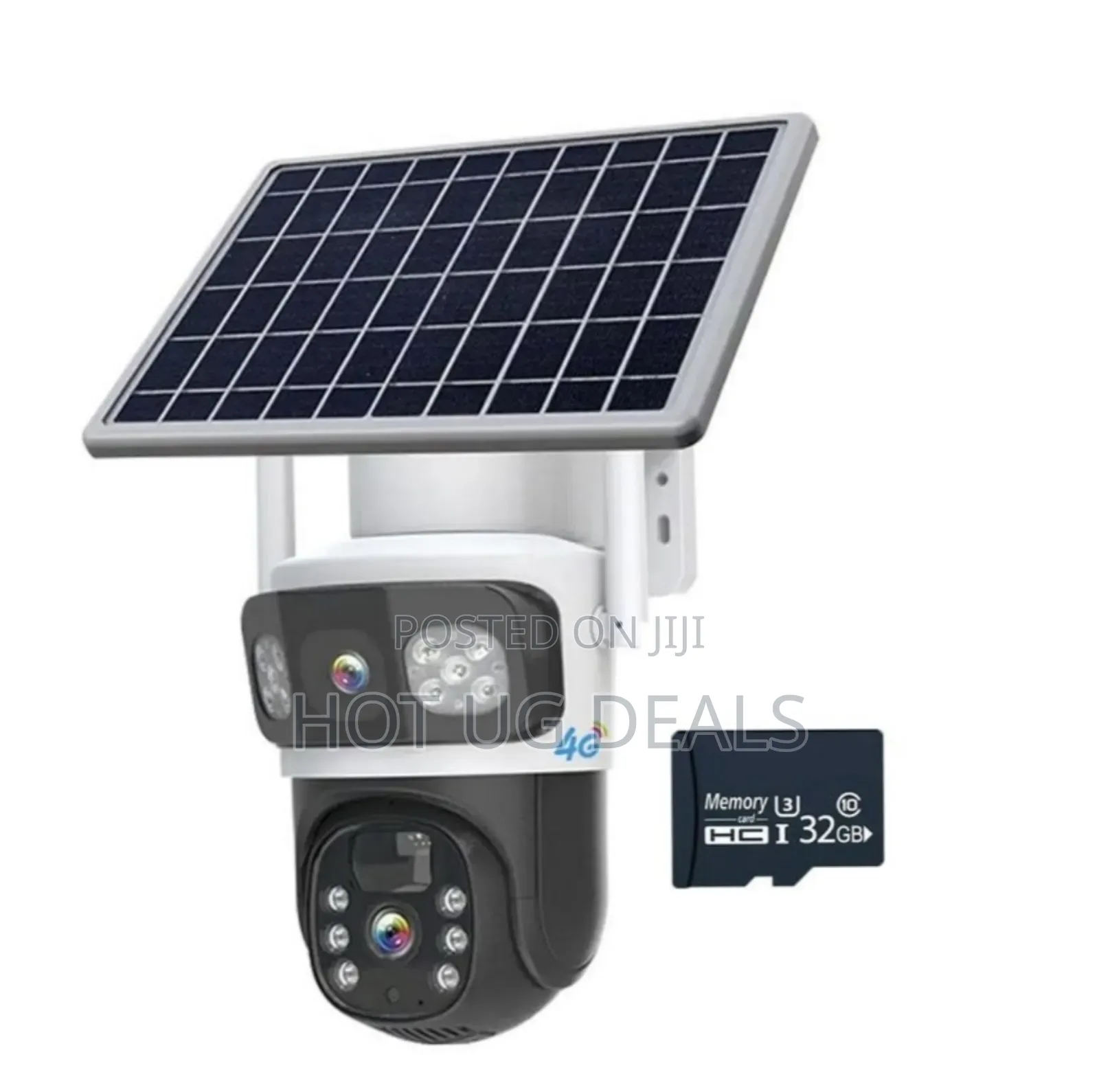 Solar-powered 4g Security Surveillance Camera- Dual Lens